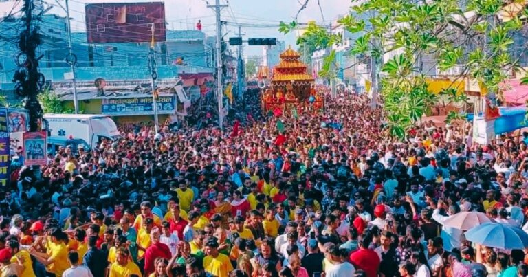 Biratnagar Radha Krishna Chariot Procession
