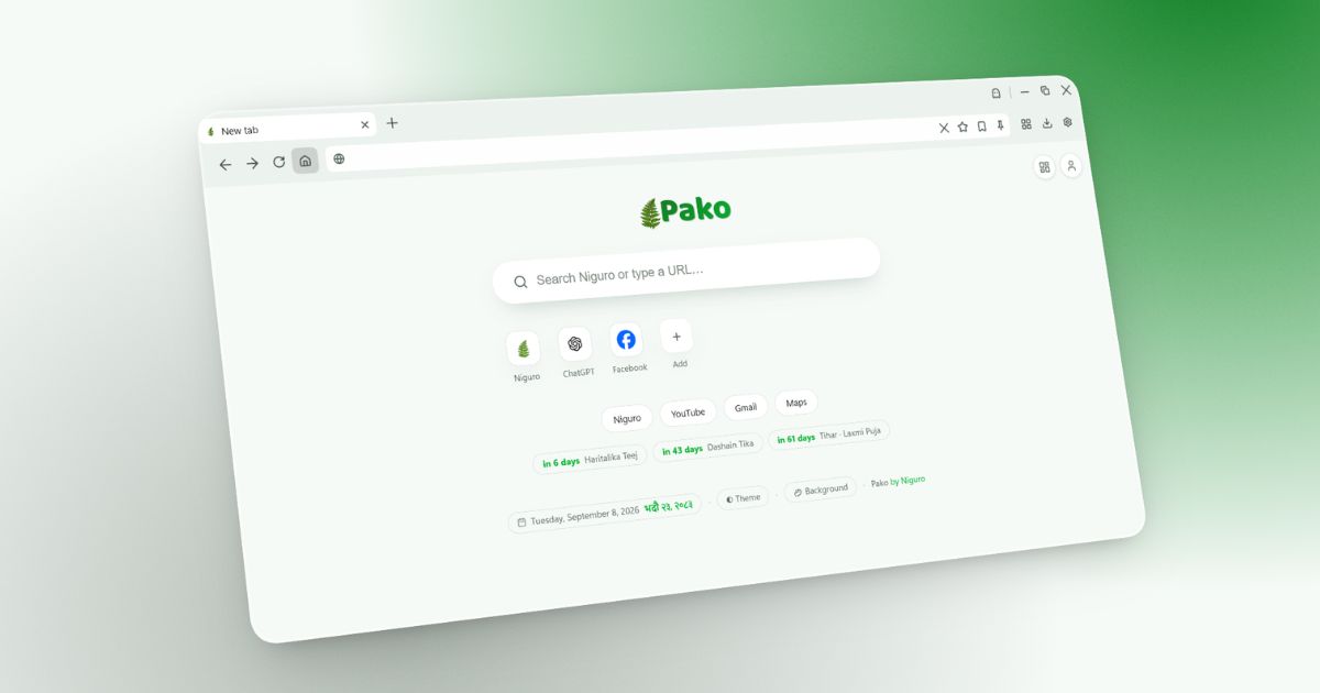Niguro launches Pako Browser with Nepal-focused tools and privacy features
